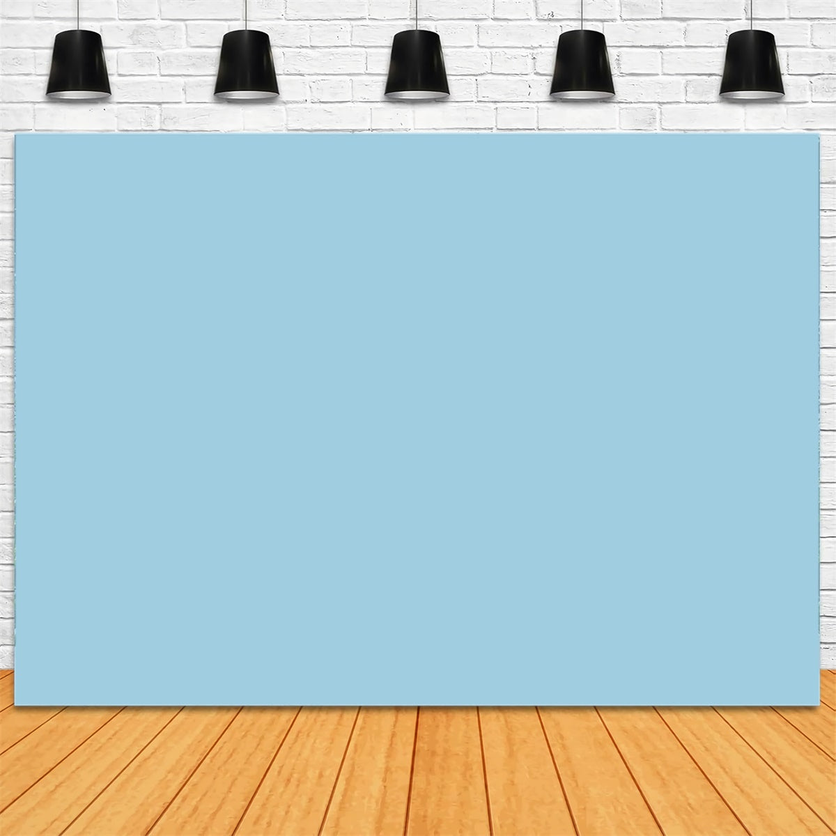 Toile de fond Bleue Photographie Bleu Ciel Doux Lisse GTY3-109