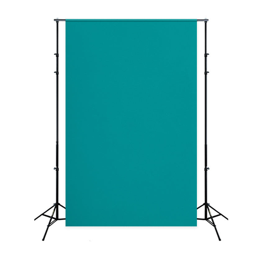 Toile de Fond Photo de Tête Bleu-Vert Mat Teal GTY3-362