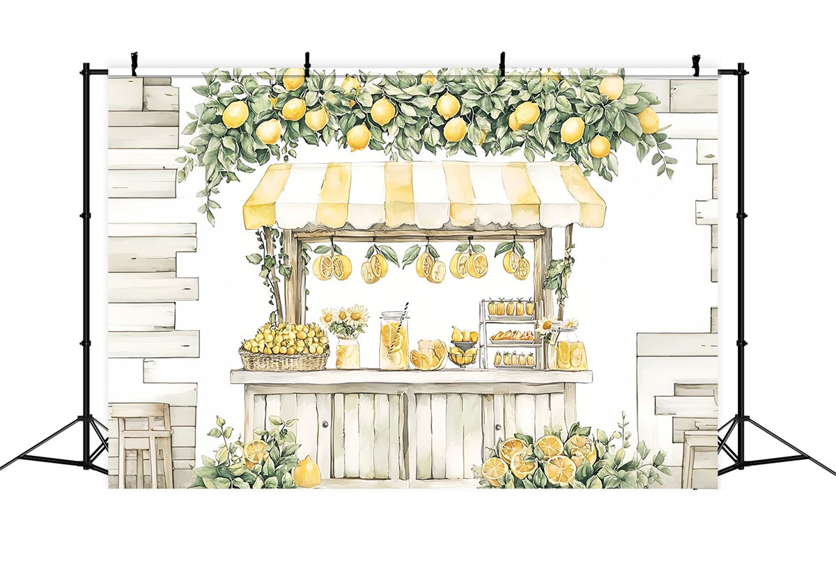 Toile de fond Été Stand de Limonade Rustique GTY3-392