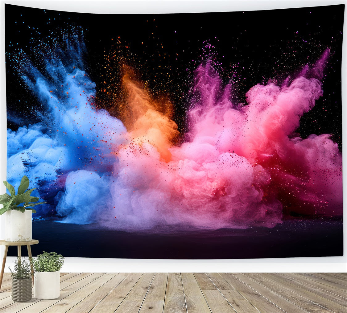 Toile de fond Animal de compagnie Explosion Dynamique Couleurs Vives LXX1-288