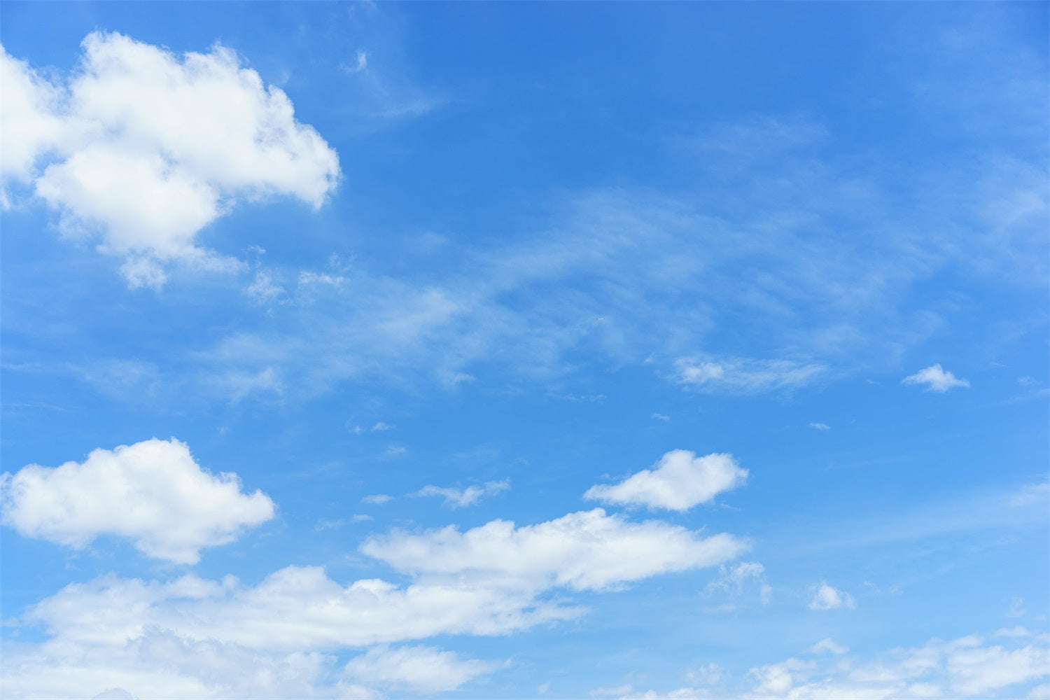 Toile de fond Ciel Bleu Nuages Flottants LXX1-319