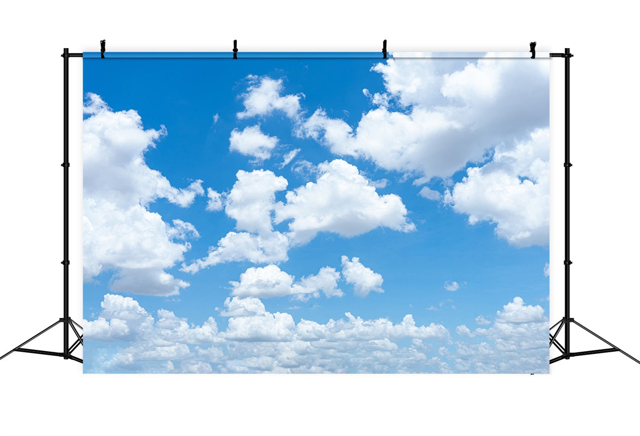 Toile de fond Nuage Ciel Expansif Nuages Cotonneux LXX1-320