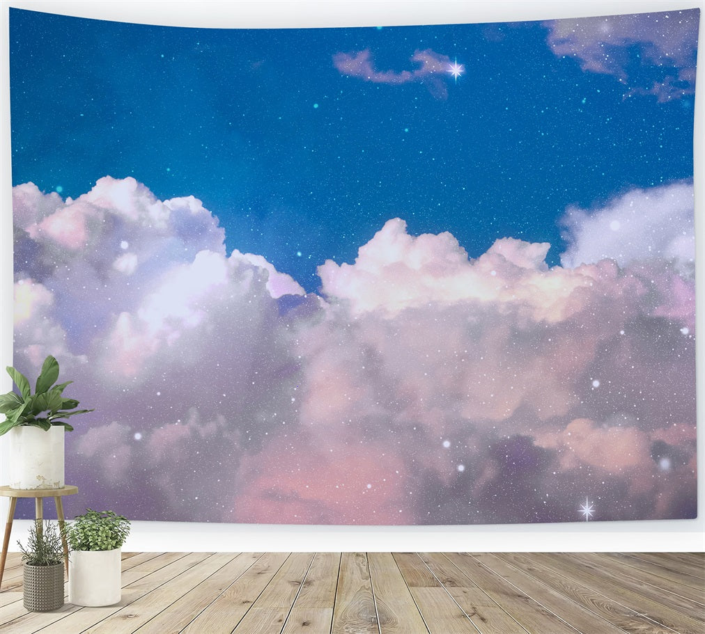 Toile de fond Nuages Ciel Nocturne Rêve Étoilé LXX1-322