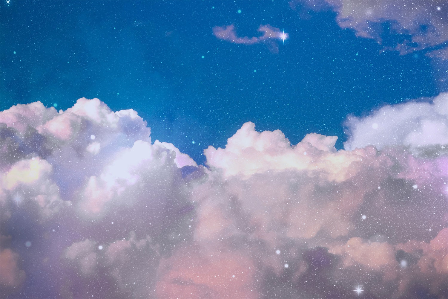 Toile de fond Nuages Ciel Nocturne Rêve Étoilé LXX1-322
