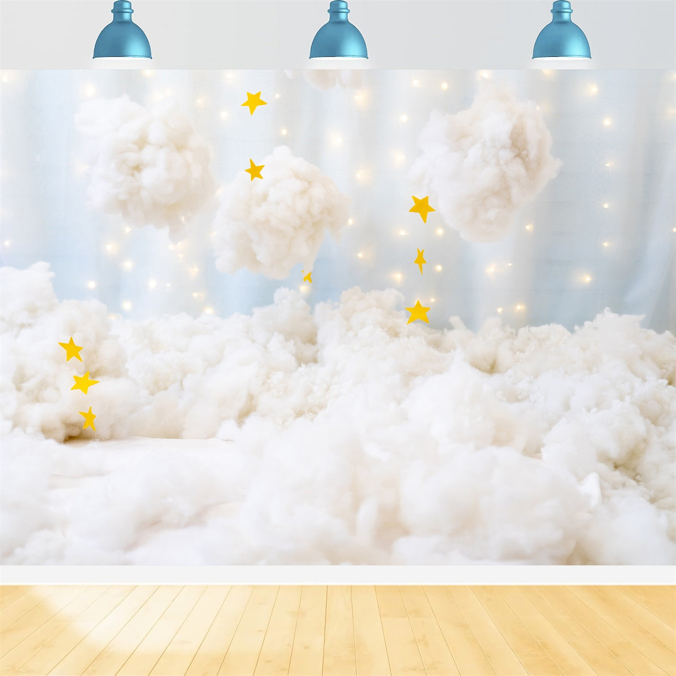 Toile de fond Nuageux Fluffy Magie des Étoiles LXX1-345