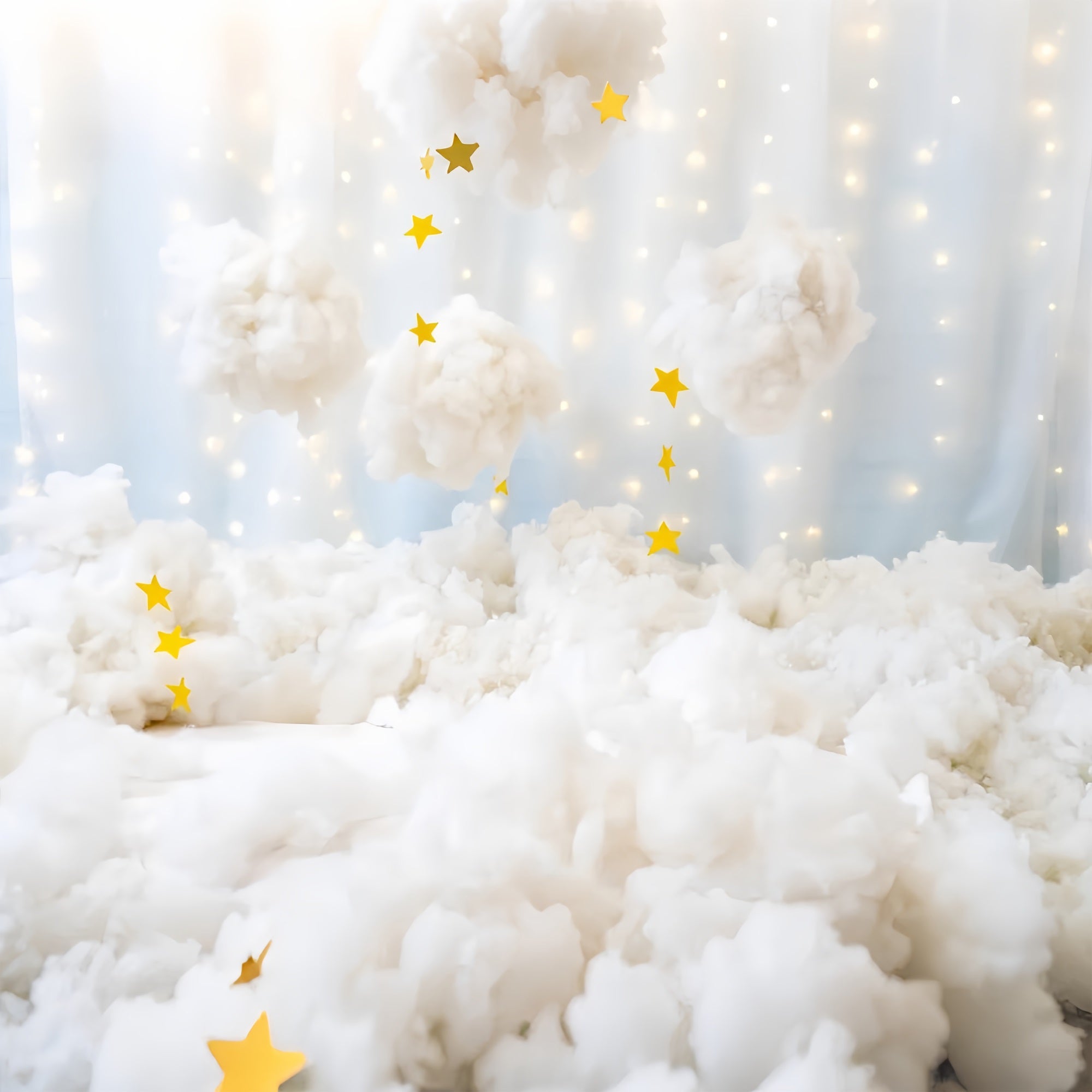Toile de fond Nuageux Fluffy Magie des Étoiles LXX1-345