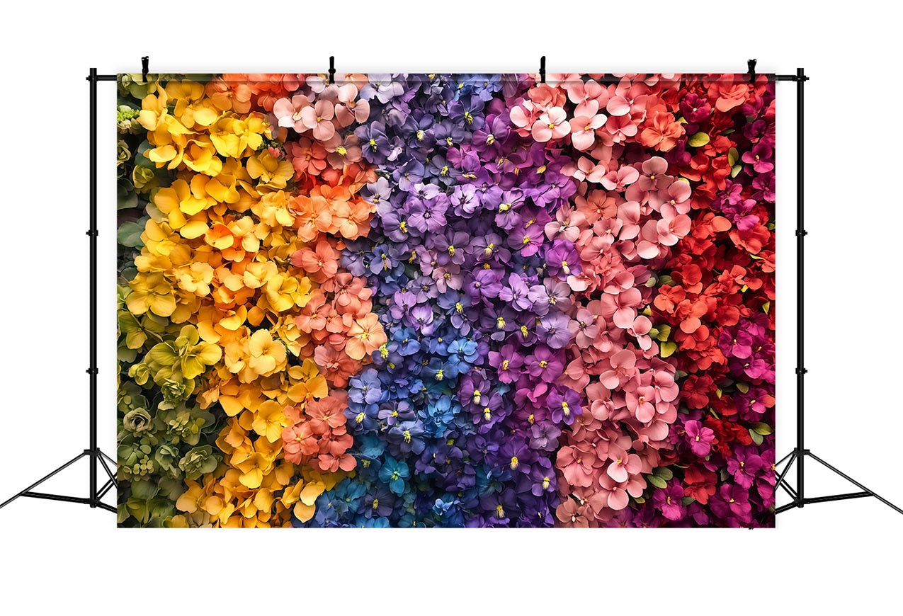 Toile de fond Fête des Mères Mur Floral Coloré LXX3-44