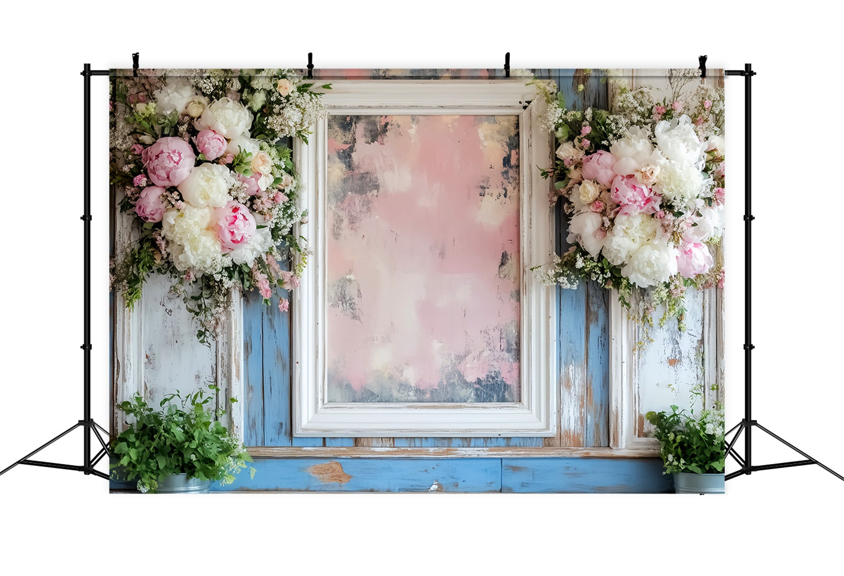 Fond mural vintage Cadre floral pastel Accent Fonds victoriens LXX510-133