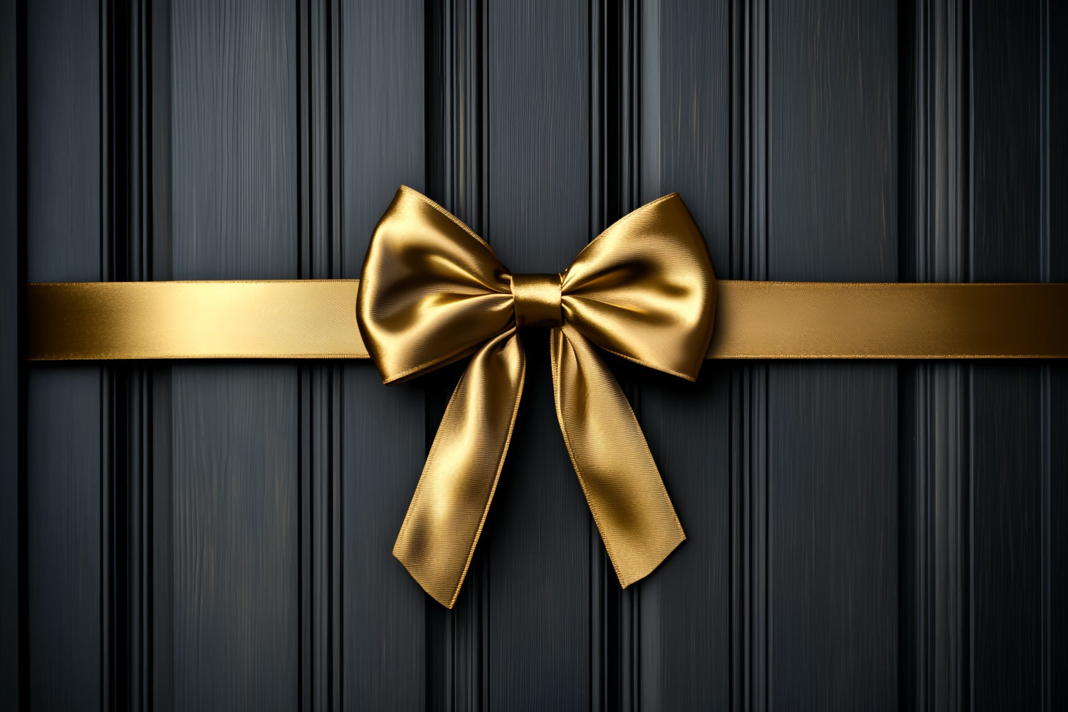 Grand fond avec nœud, ruban doré, texture luxueuse, fond de Noël LXX510-157
