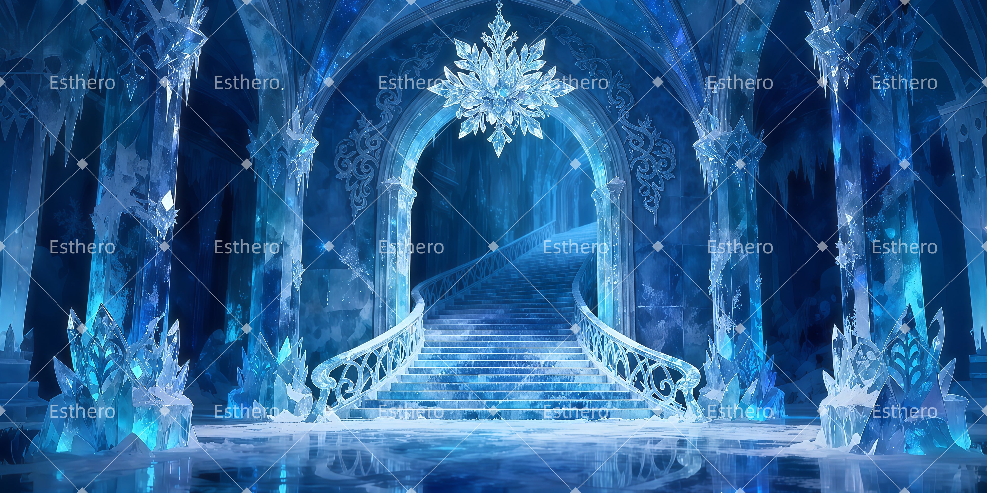 Fond de Scène Salle du palais de cristal LXX511-T137