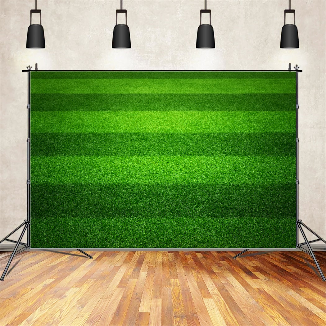 Fond sportif terrain de football à gazon vert rayé LXX59-323