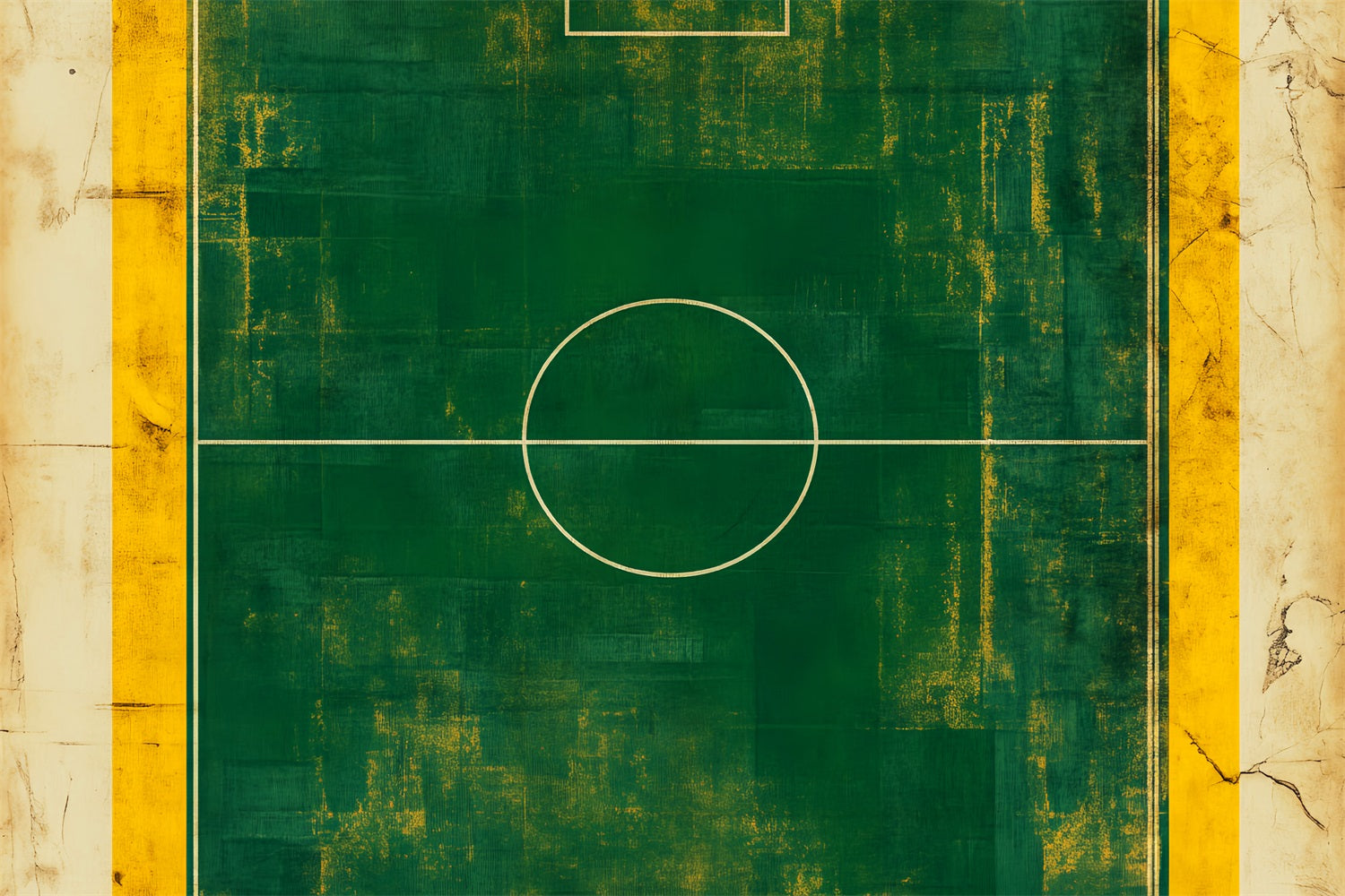Toiles de fond de football Toile de fond de terrain de football vintage vert LXX59-329