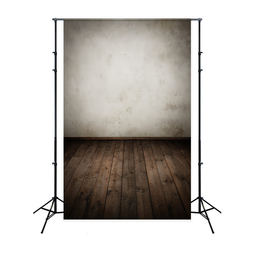 Fond pour photographie de portrait Fond pour portrait avec texture de sol en bois rustique LXX59-430