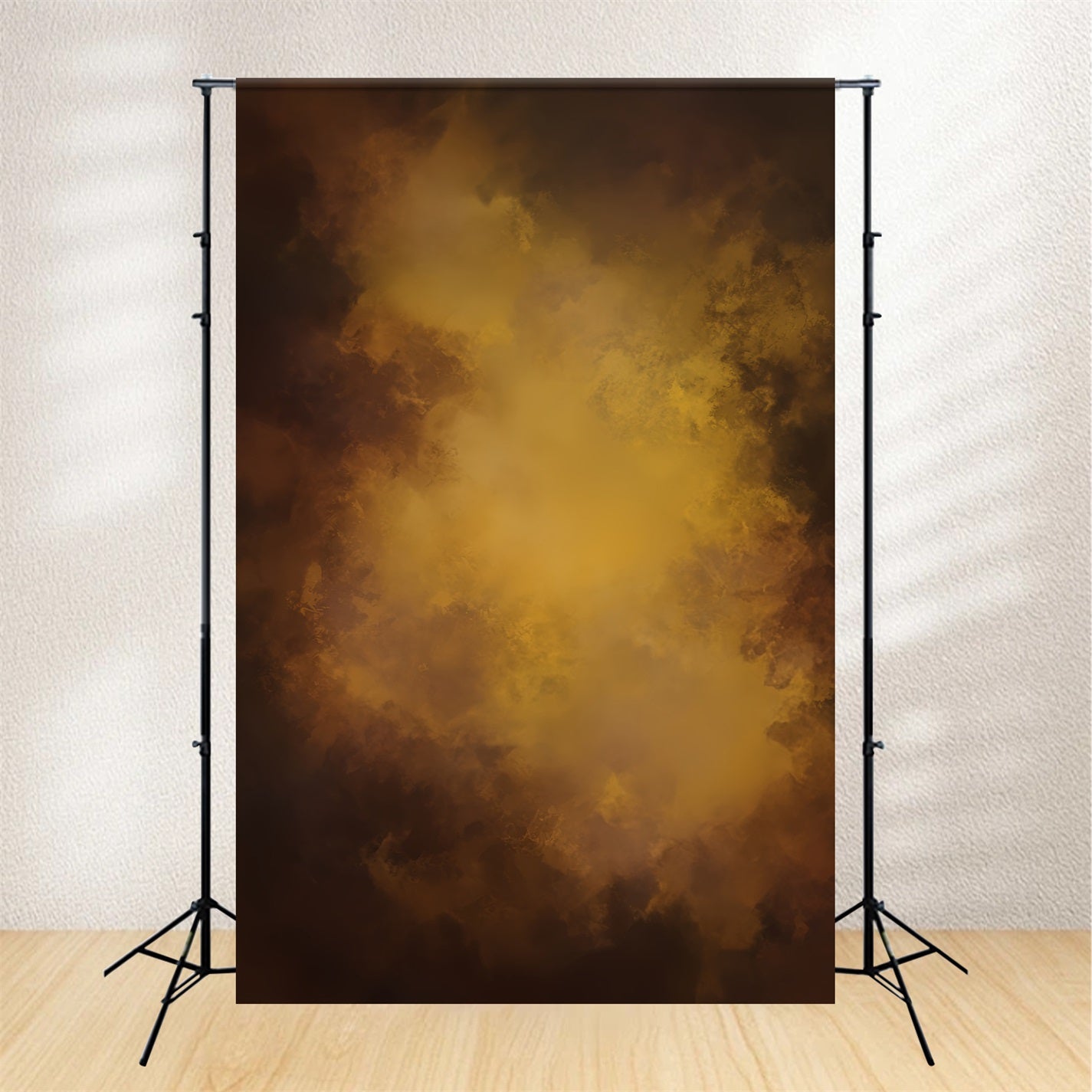Fond pour portraits, texture nuage brun doré, fond pour portraits de famille LXX59-436