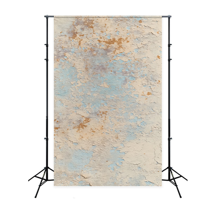 Fonds pour portraits, texture rustique bleue écaillée, fond de studio pour portraits LXX59-447