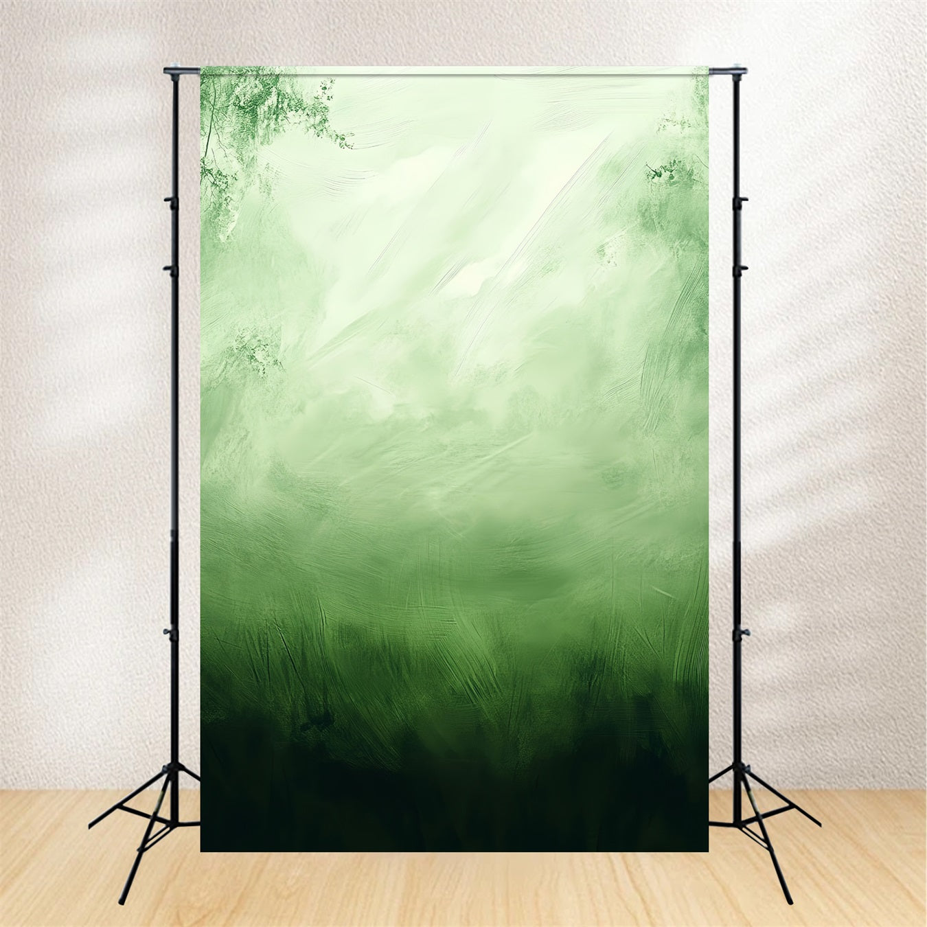 Fonds pour portraits photographiques Soft Mint Painterly Wash Fond photographique Vert LXX61-10