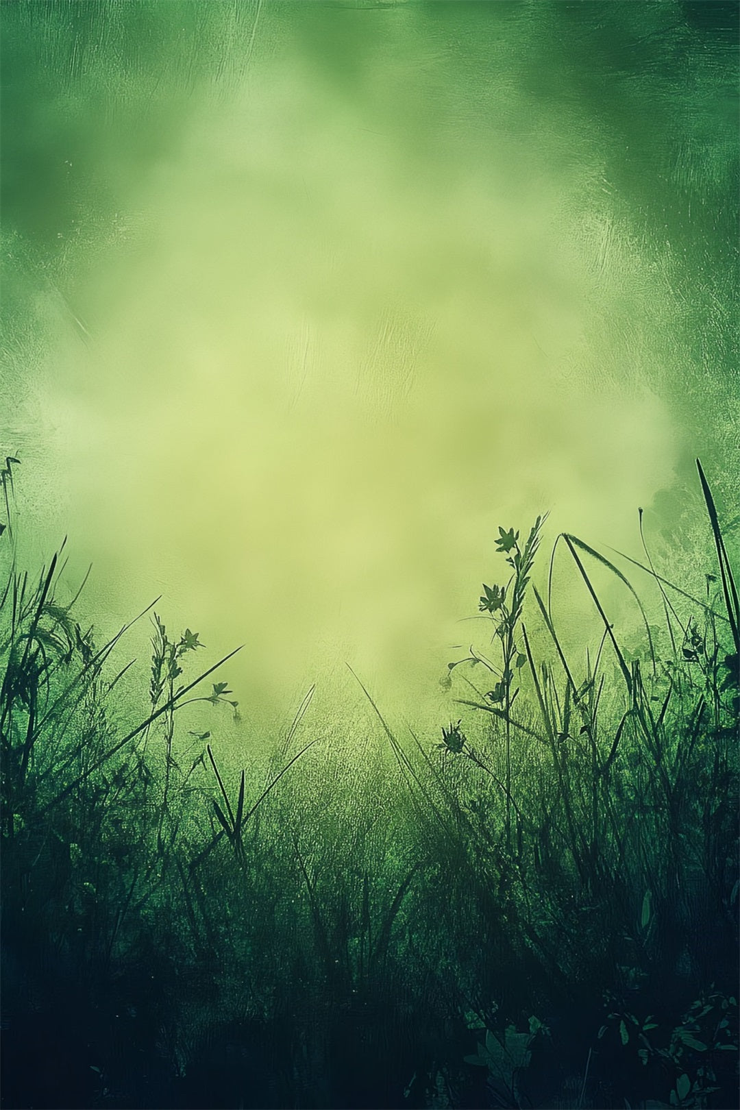 Fond pour portraits photo Verdant Meadow Glow Mist Fond pour portraits en studio LXX61-11