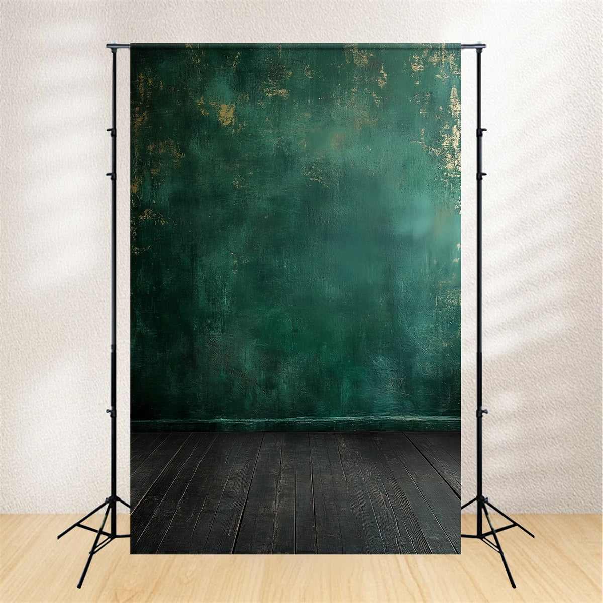 Fond pour portrait professionnel Fond mural vieilli bleu sarcelle foncé Fond pour portrait LXX61-14