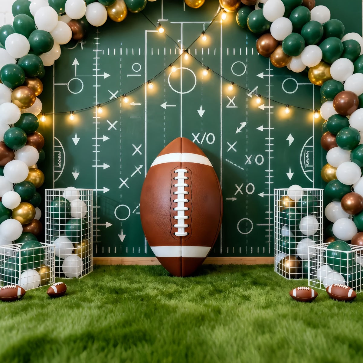 Fonds Photo Football Terrain Playbook Présentation Ballons LXX61-213