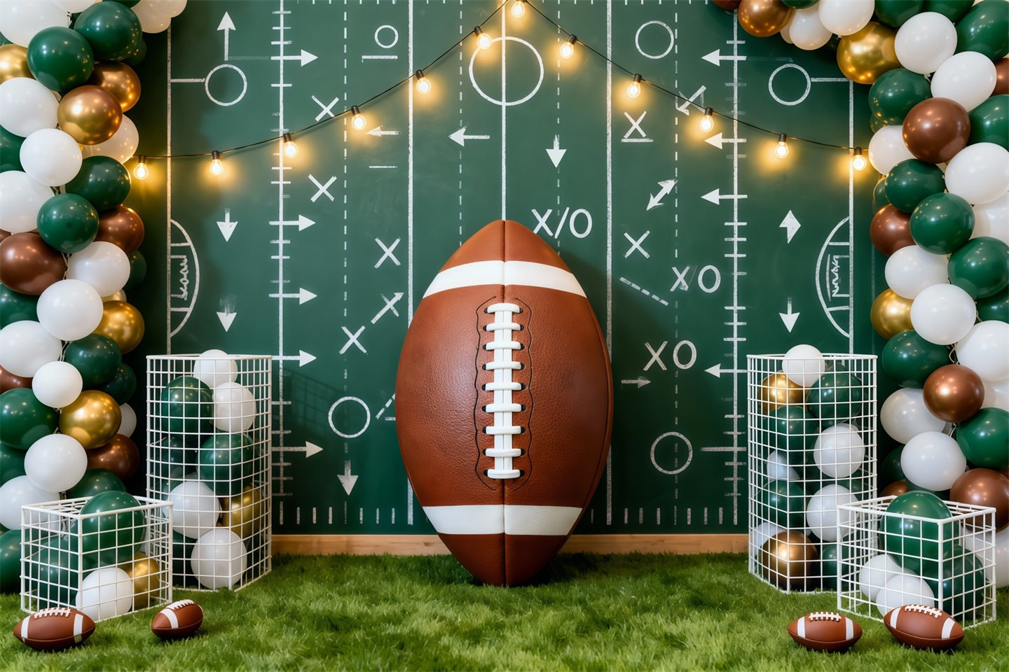 Fonds Photo Football Terrain Playbook Présentation Ballons LXX61-213