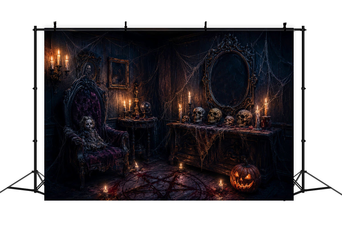 Décor D'Halloween Effrayant Poupée Gothique Crâne Chambre Décors D'Halloween Effrayants LXX67-133