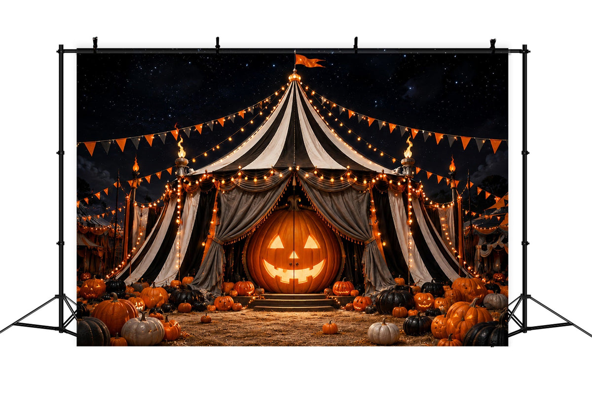 Décor De Carnaval D'Halloween Citrouille Chapiteau De Cirque Décor D'Halloween À Faire Soi-Même LXX67-149