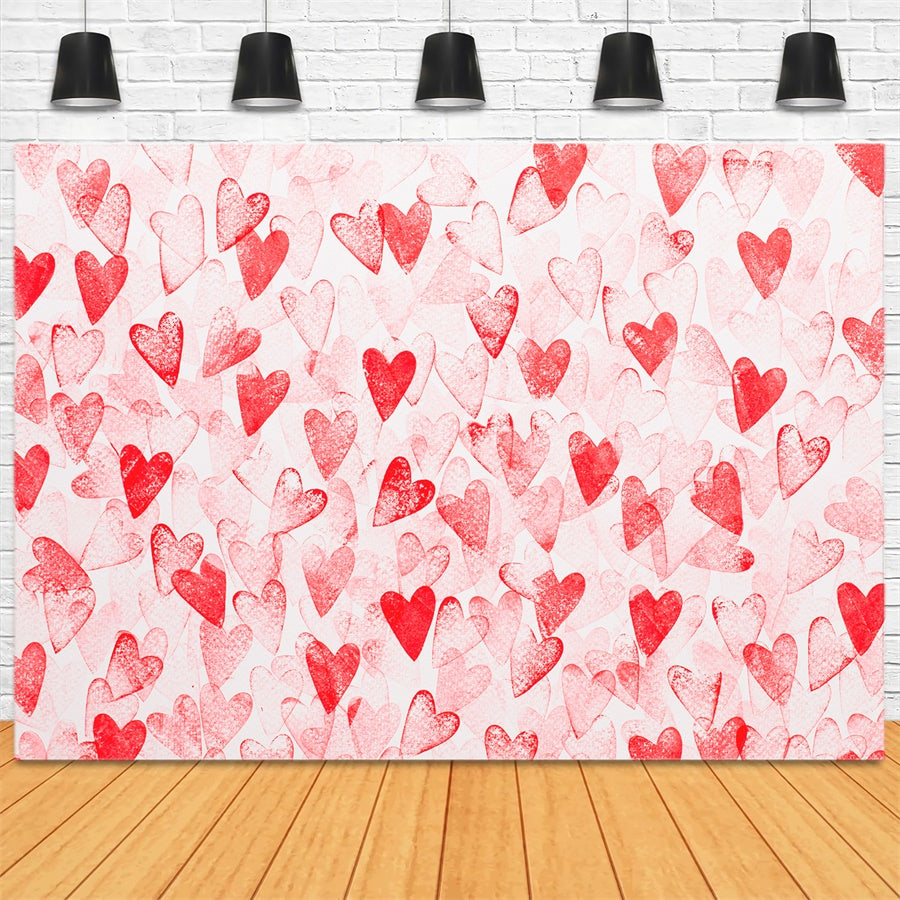 Petit cœur Romantique Style Mignon Toile de fond M1-14
