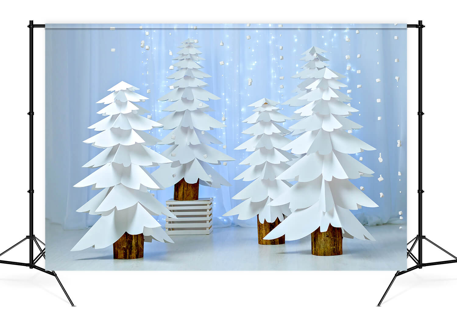 Arbres de Noël en papier Toile de fond photographique M11-16