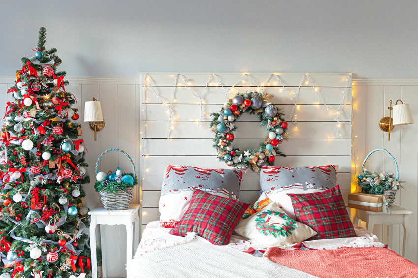 Arbre de Noël Décor Chambre Intérieur Toile de fond M11-37