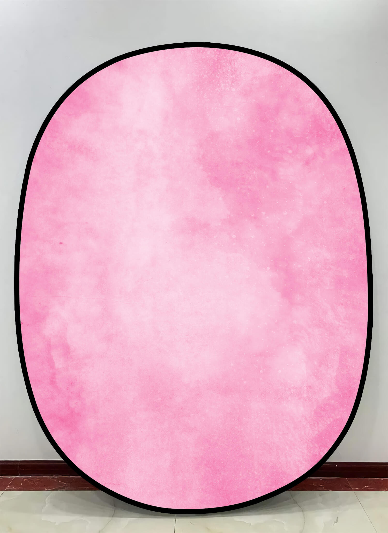 Toile de fond pliable Rose bonbon/Bleu vif Vert dégradé double face 5x6.5ft (1.5×2M) M12-80