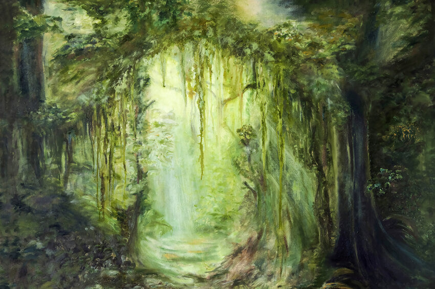 Art Peinture Jungle Photo Booth Toile de Fond M5-102