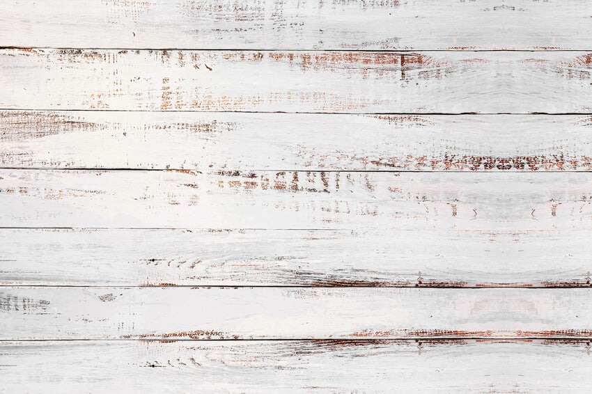 Toile de Fond de Photographie de Texture de Bois Blanc Vintage M6-74