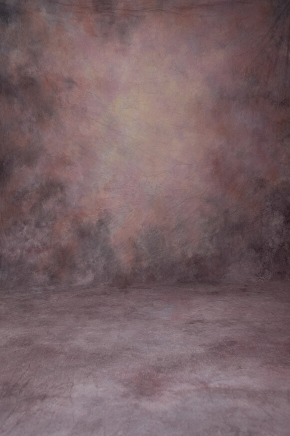Toile de Fond de Photographie de Portrait Abstrait Rouge Rouille M7-72