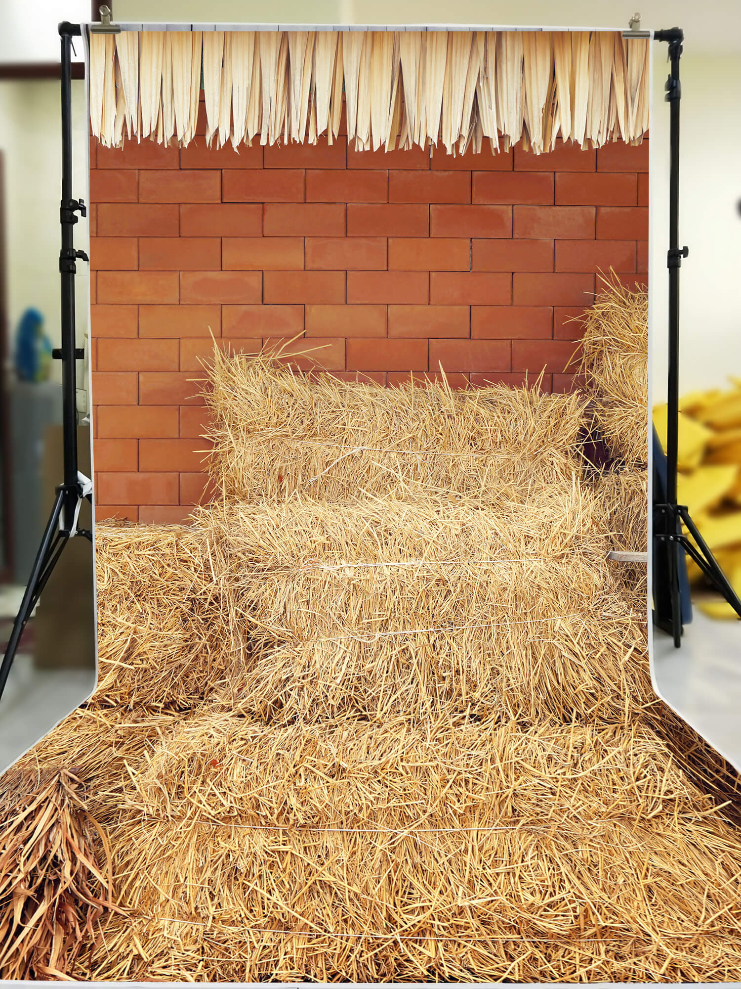 Grange Paille Ferme Foin Photographie Toile de Fond M7-83