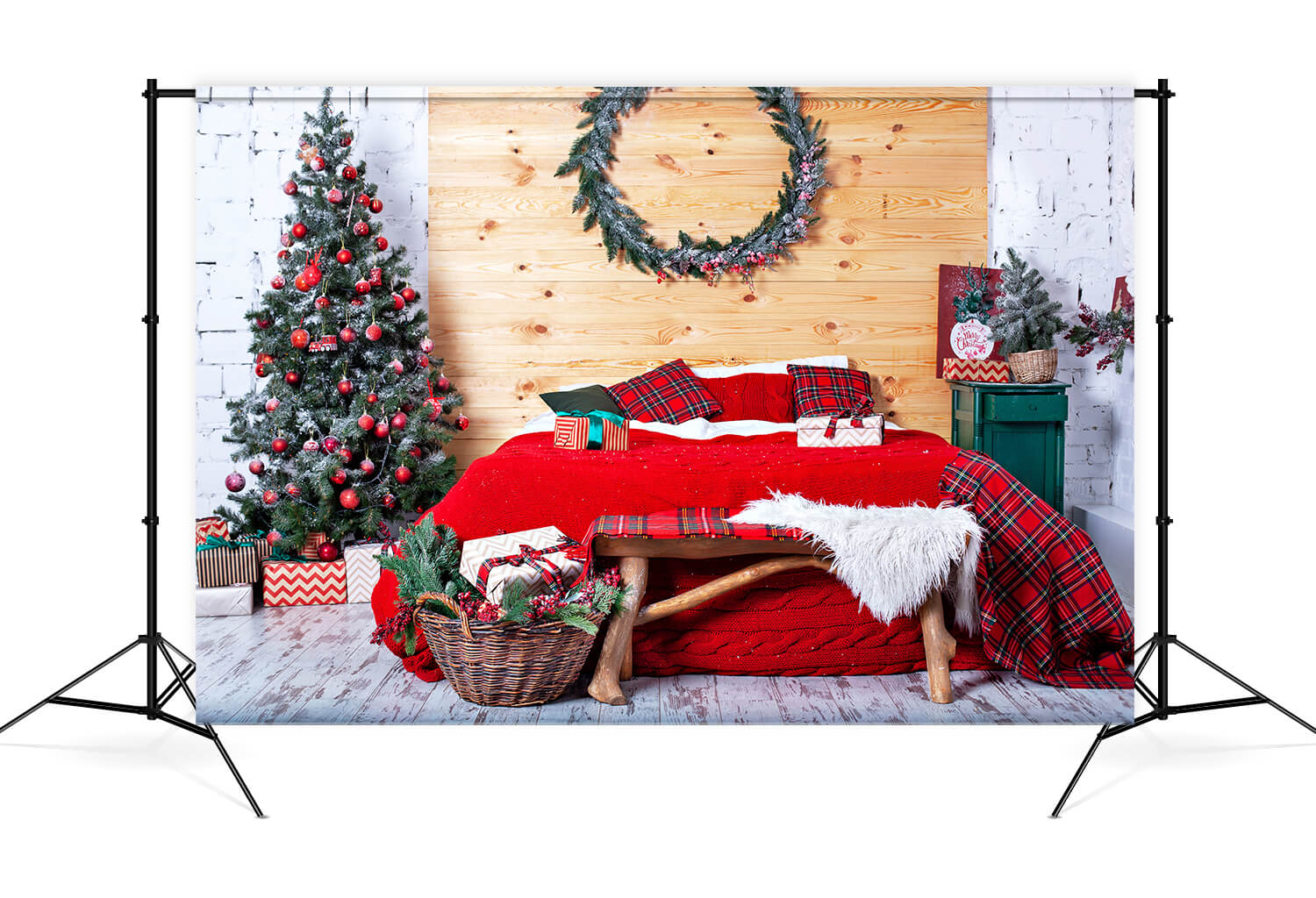 Toile de Fond de Décoration de Noël pour Chambre M8-67