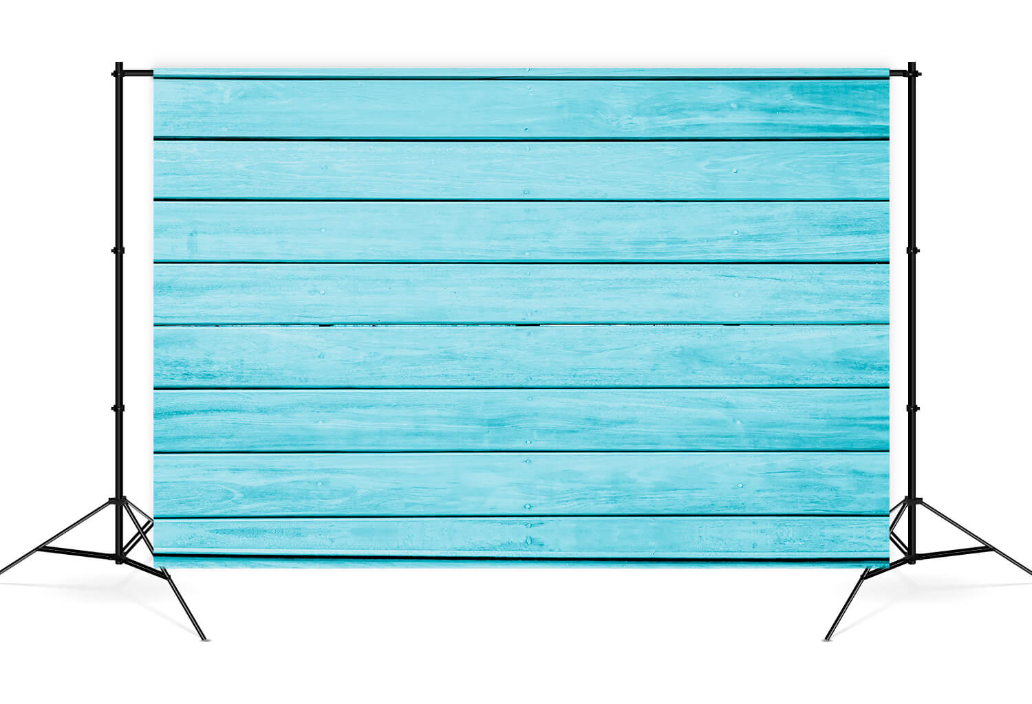 Toile de Fond en Planches de Bois Bleu Clair Lumineux M8-74