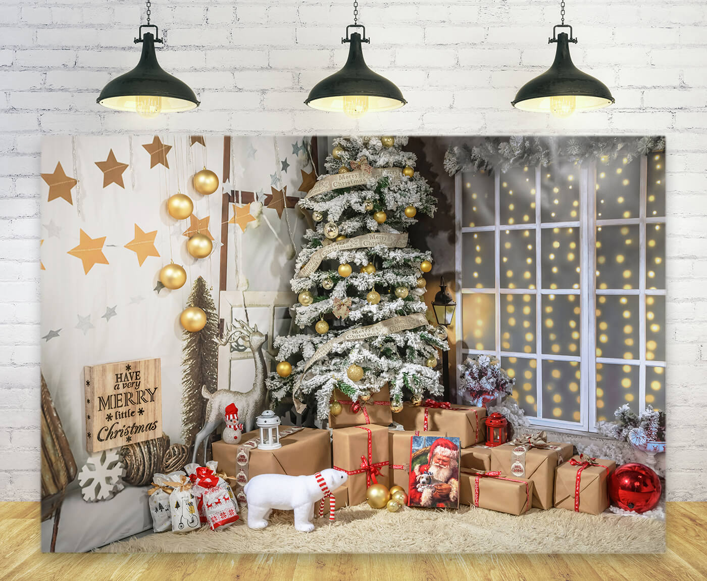 Toile de Fond Arbre de Noël pour Studio M9-43