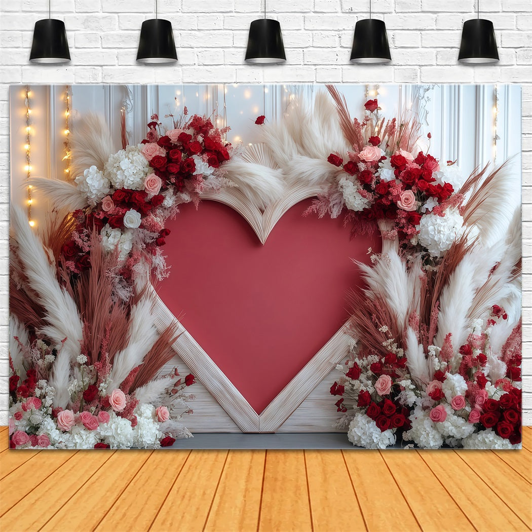 Fond cœur pour la Saint-Valentin Cœur bohème Fond pour la Saint-Valentin MRR11-118