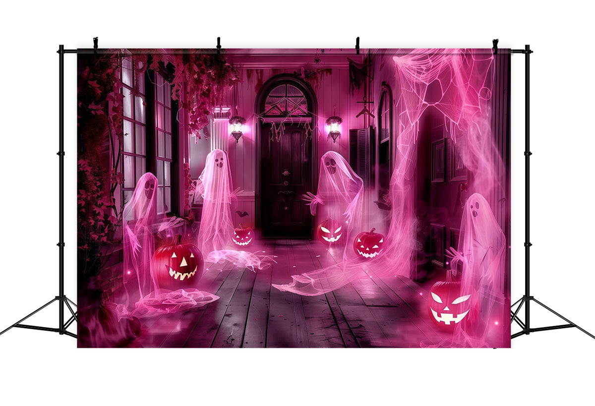 Toile de fond Halloween Fête Fantôme sur le Porche MRR7-32