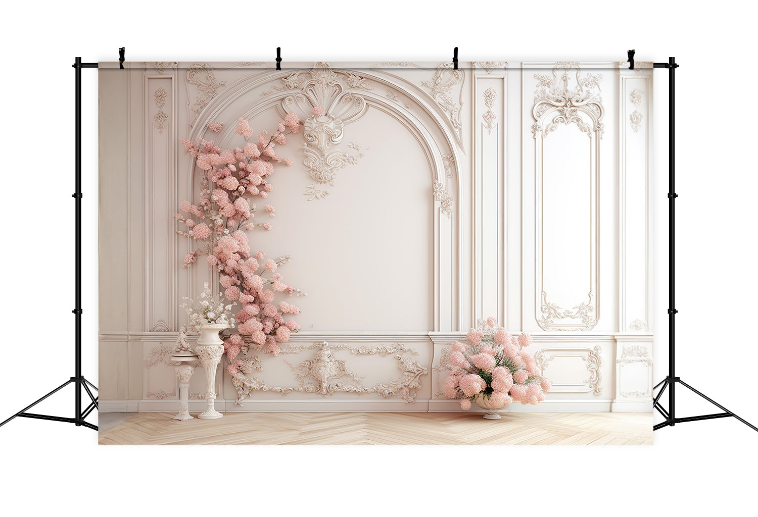 Esthero Toile de fond Classique Mur Vintage Rose Accent Floral RR4-26