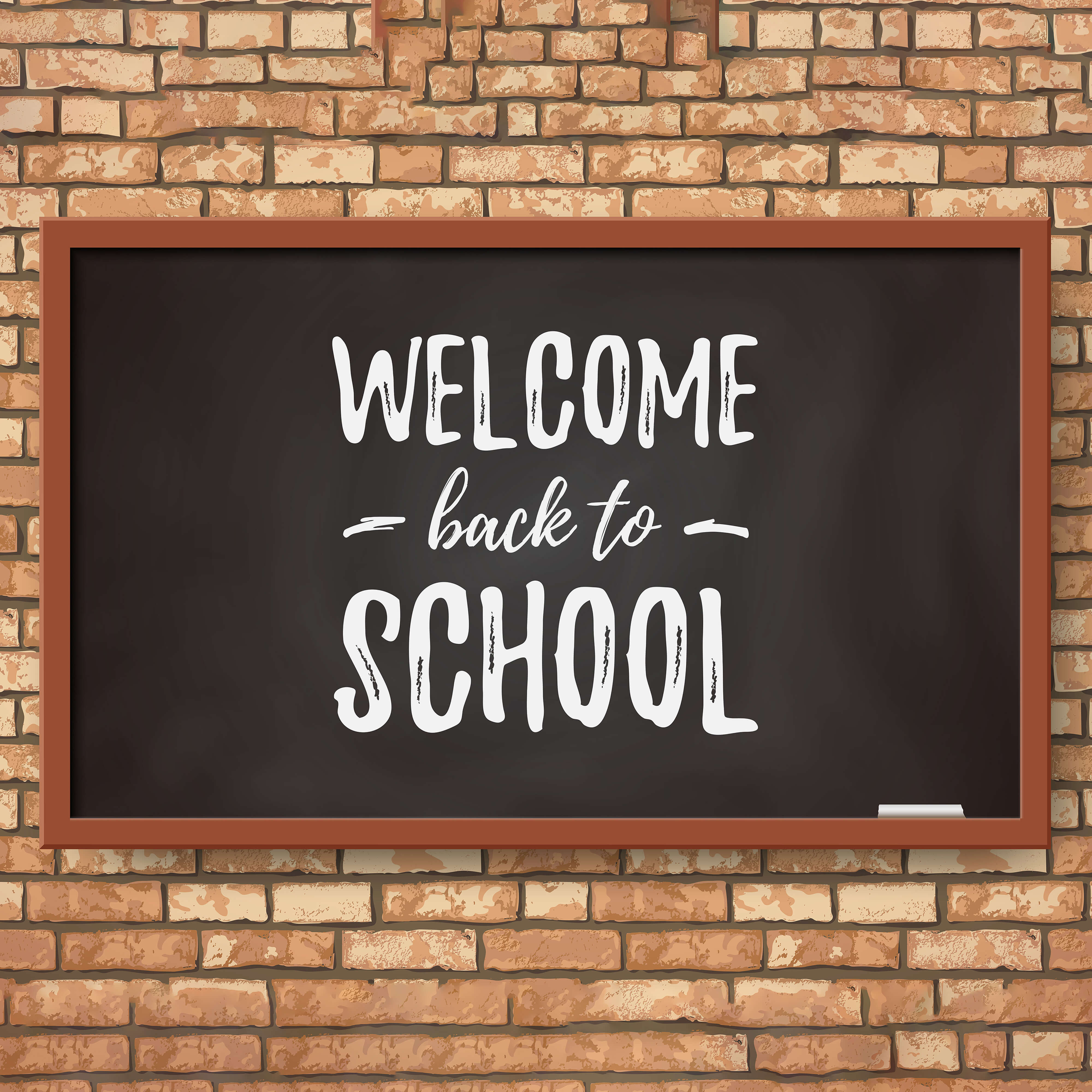 Toile de fond tableau de bienvenue retour à l'école RR6-28