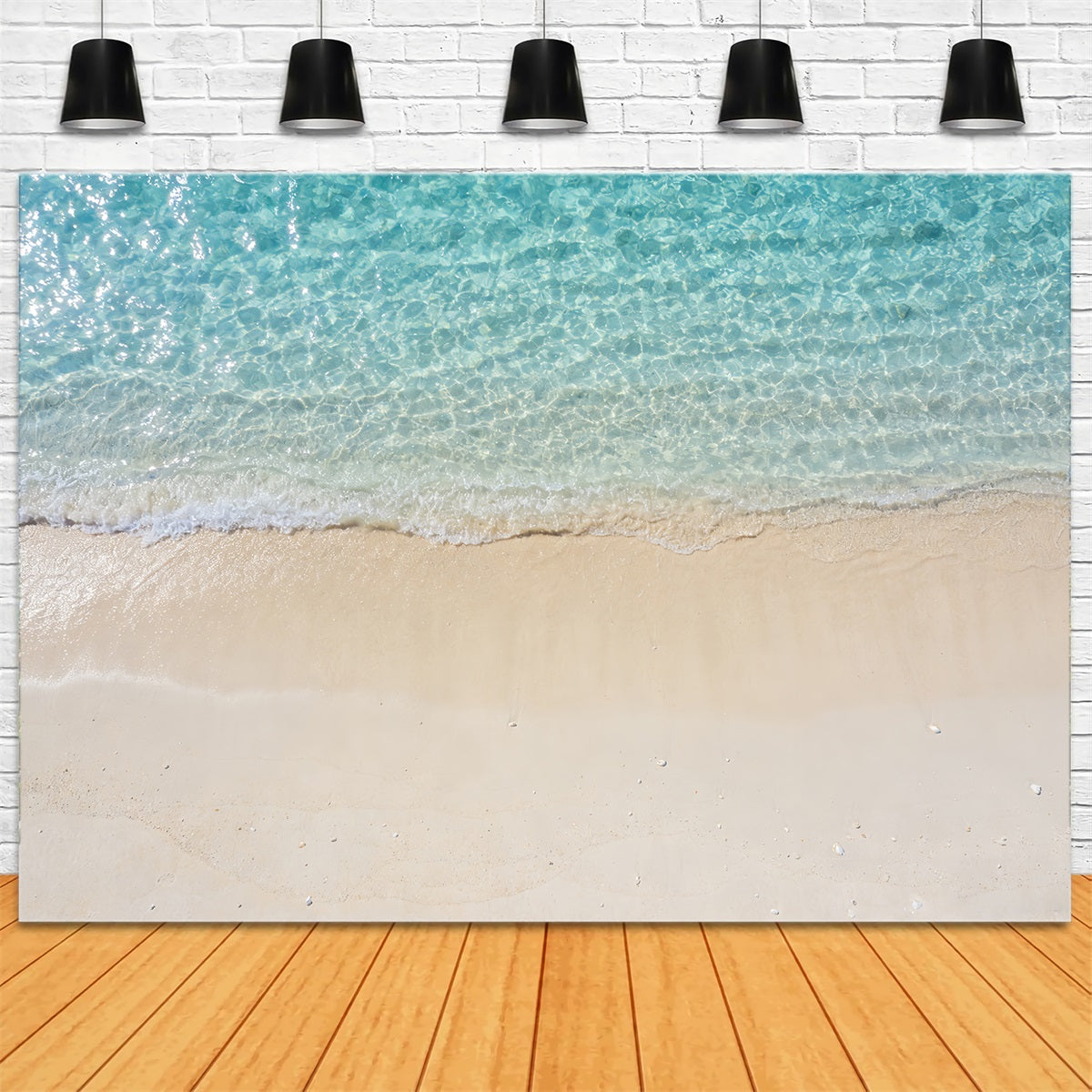 Fond Photo Mer Rivage Eau Turquoise Cristalline RR61-26