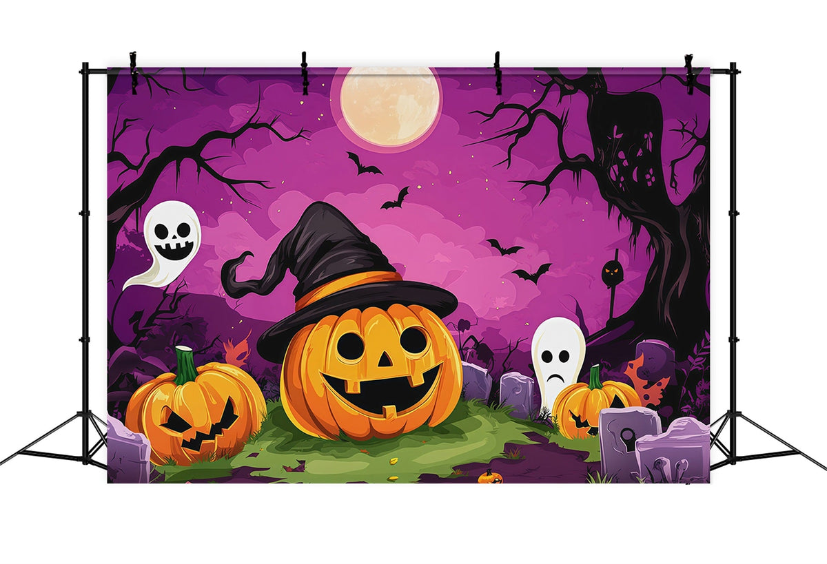 Décors En Carton Pour Halloween Citrouille Fantôme Cimetière Photographie RR67-69