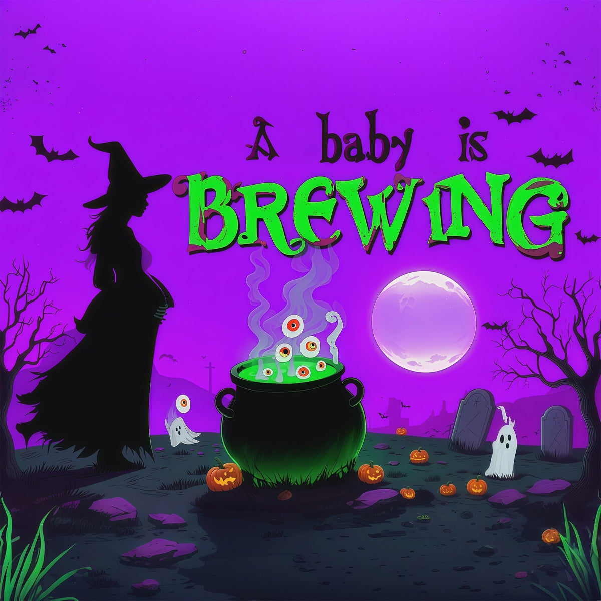 Décor De Fond Pour Séance Photo De Bébé Sur Le Thème D'Halloween Chaudron De Sorcière RR67-86
