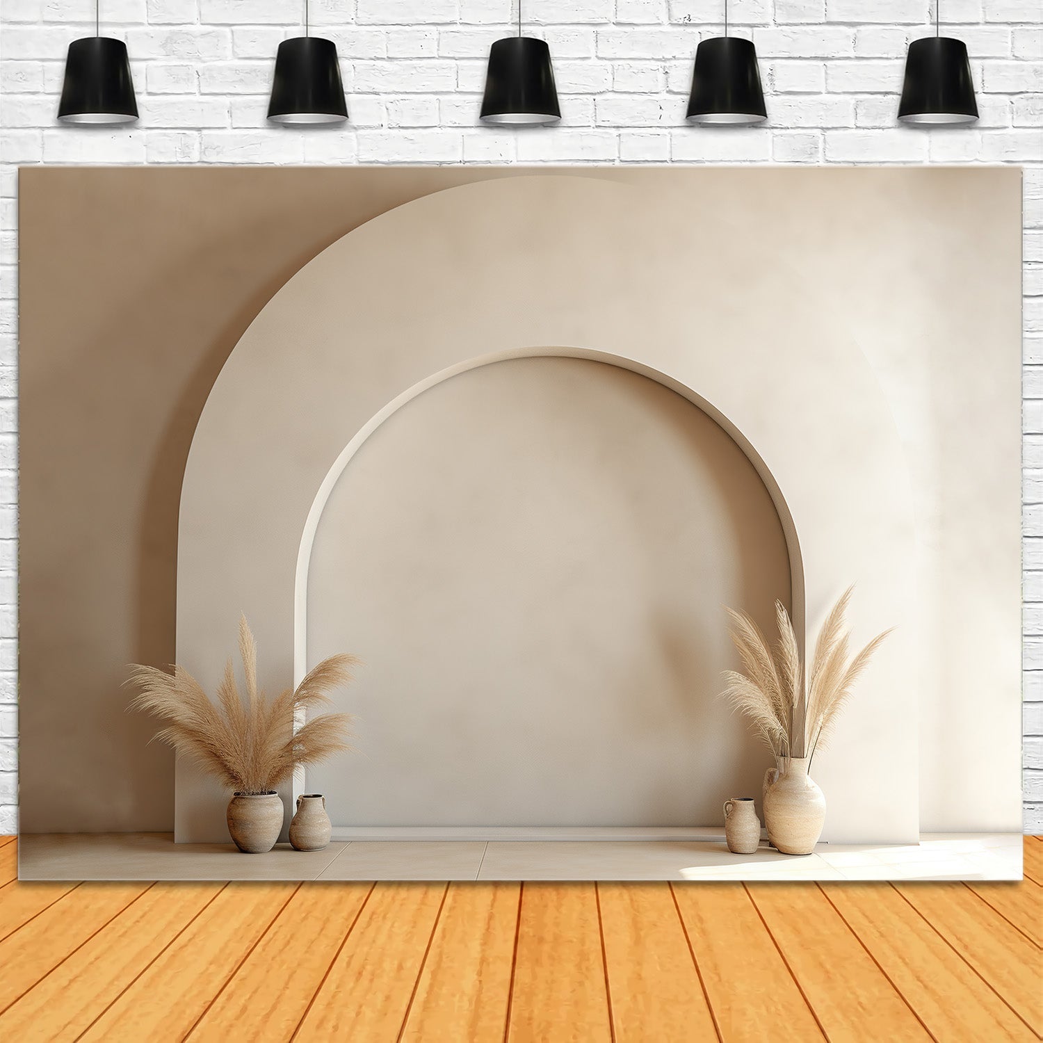 Arc Calme Boho Toile de Fond Photographique RR7-12