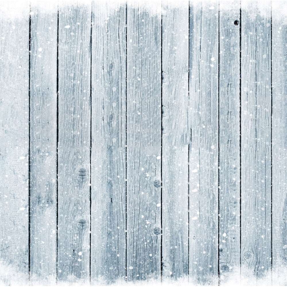 Toile de fond de Sol Planches Nostalgie de Neige RR7-549