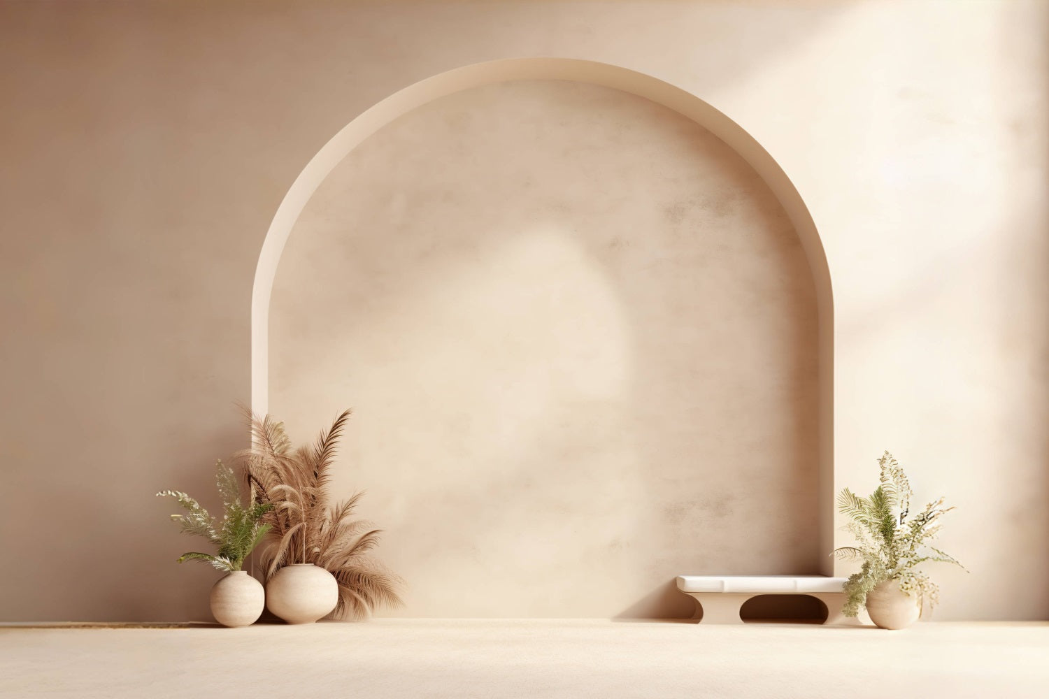 Arc Tranquille Boho Toile de Fond Photographique RR7-8