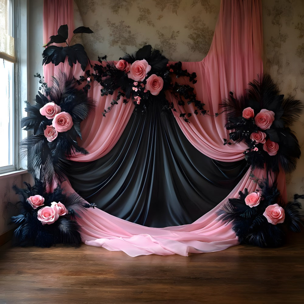Toile de Fond Glamour Bohème en Blush RR8-473