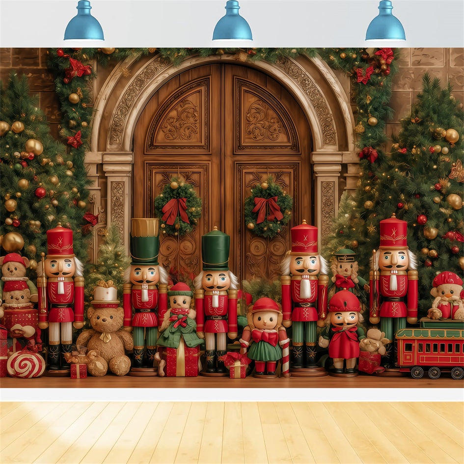 Fonds Casse-Noisette Soldat jouet Casse-Noisette Idées de fonds de Noël TWW510-85