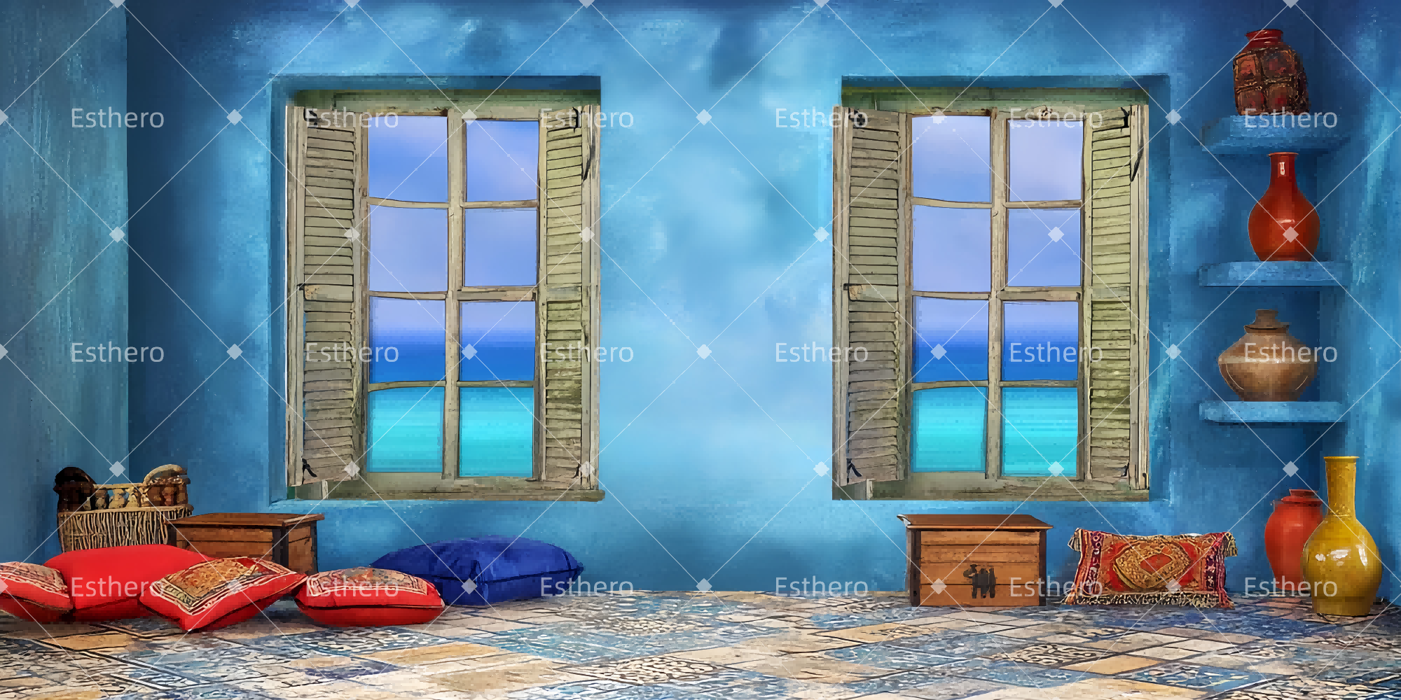 Fond de Scène Chambre de Donna TWW510-T28